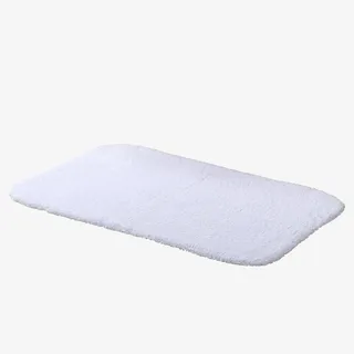 酒店白色长毛地垫免抠