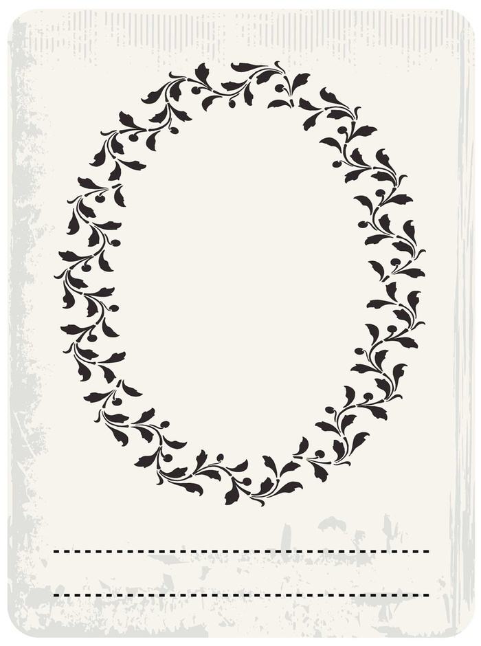 花纹边框复古纸张褶皱信纸文本背景高清