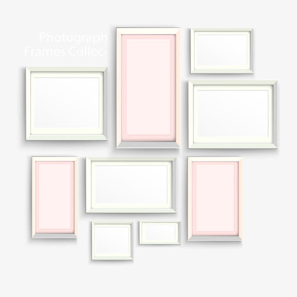 矢量照片墙免抠