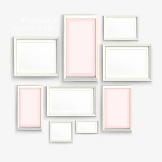 矢量照片墙免抠