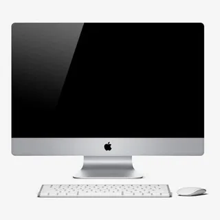 高清苹果电脑台式机免抠