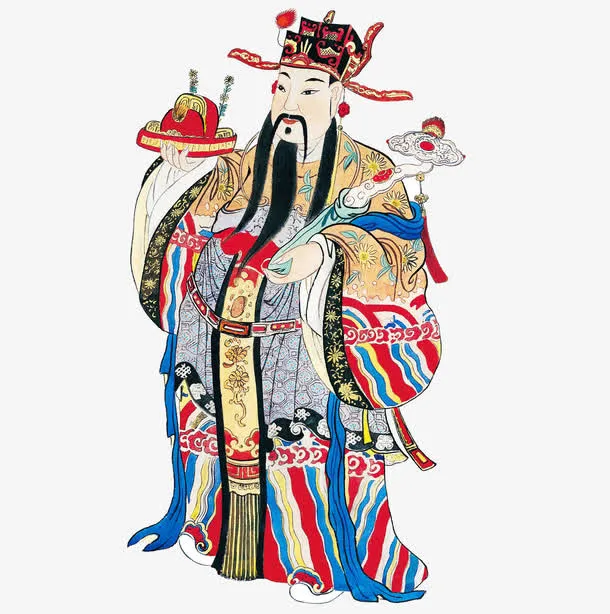 中国元素-财神爷免抠