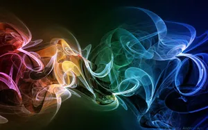 动感光效丝带飘带免抠