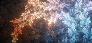 手绘树叶背景图高清