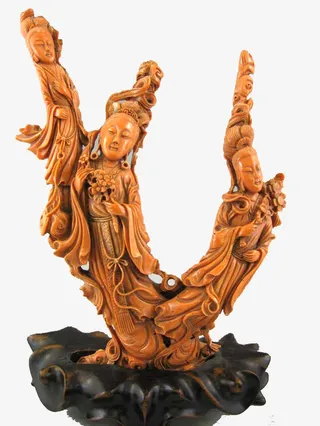 红珊瑚摆件工艺品免抠