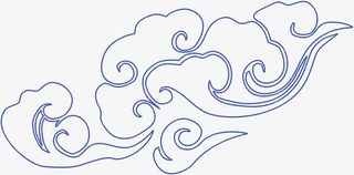 中国风云雾纹理免抠