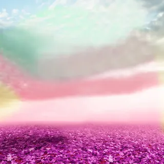 梦幻紫色铺洒枫叶海报背景七夕情人节