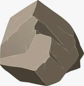 石头 石头碎片 石子 碎石免抠