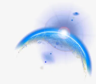 地球极光元素免抠