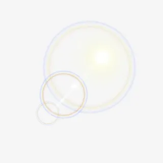 圆形光晕矢量素材免抠