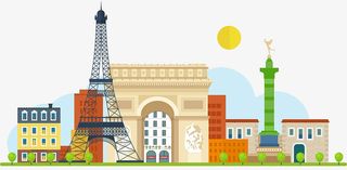 法国巴黎地标免抠