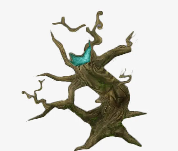 奇幻枯树设计免抠