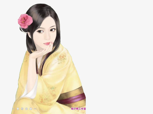 古代美女免抠