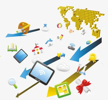 科技箭头图标免抠