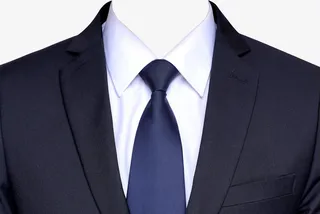 蓝色西装白衬衫蓝领的免抠其他元素