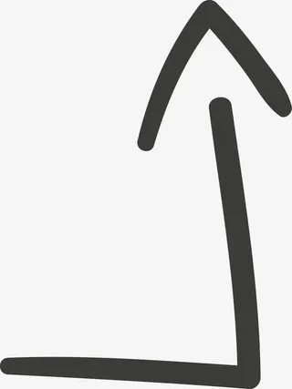 手绘矢量箭头图免抠