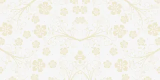 黄色花朵小草底纹免抠