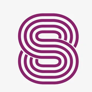 卡通手绘紫色的数字8免抠