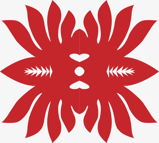 对称花朵免抠