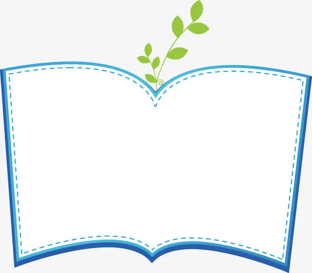 翻开的本子免抠