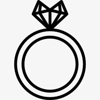 心形钻石戒指图标免抠