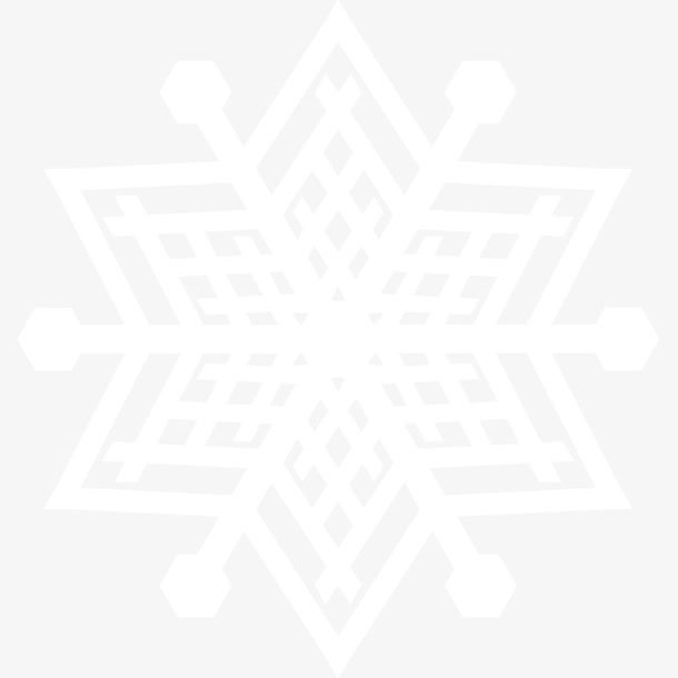 雪花 白色免抠