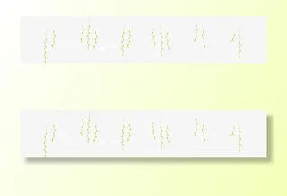 春天清新柳条免抠漂浮叶子元素