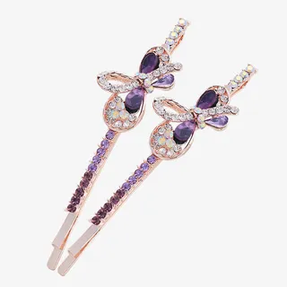 水钻发夹蝴蝶夹免抠