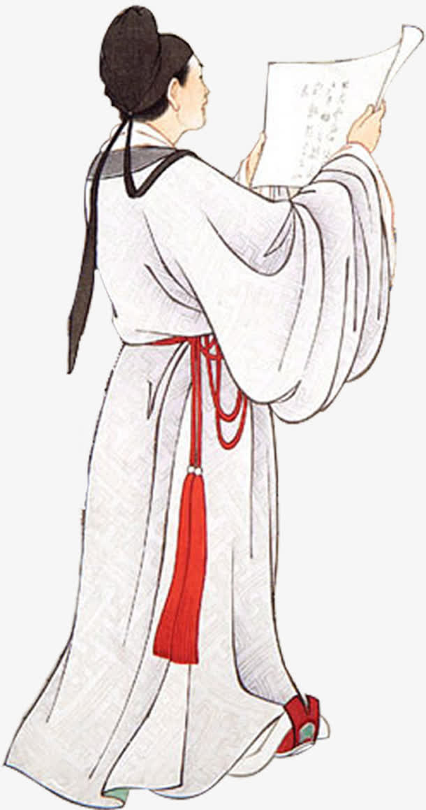 古代诗人，古代，淘宝素材免抠