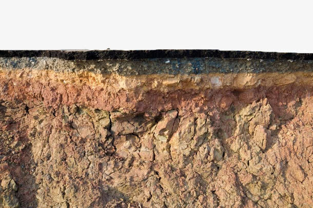 土地横剖面免抠