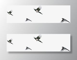 燕子 飞鸟群免抠装饰动物元素