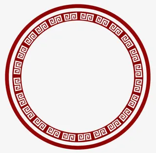 创意中国风国学边框元素免抠