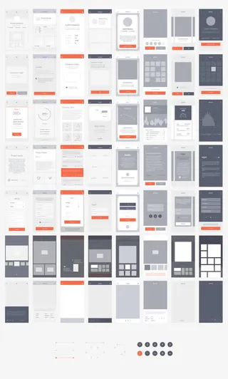 手机界面设计免抠