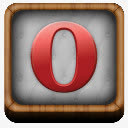 字母O绿边框标志图标免抠