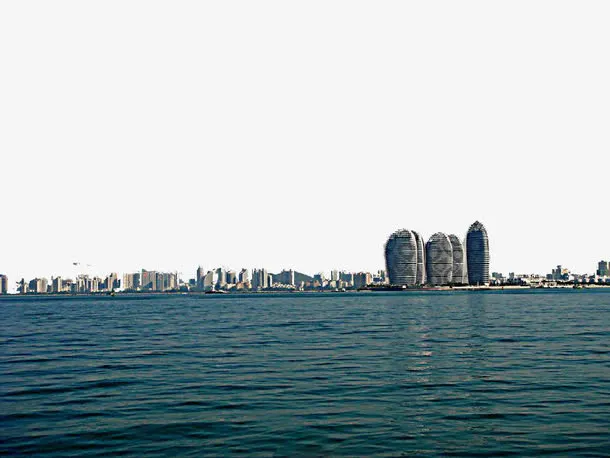 海南城市远景免抠