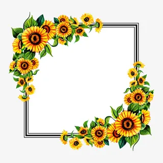 向日葵花环啊免抠