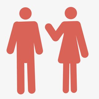 卡通欢呼火柴人情侣免抠