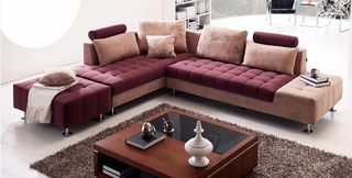 布艺沙发客厅家居展示海报高清