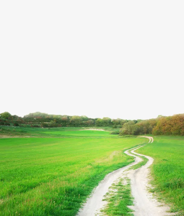 弯延的小路免抠