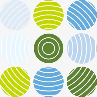 矢量圆形底纹装饰免抠