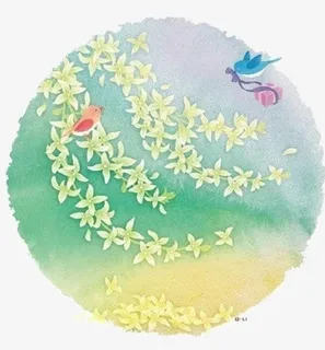 手绘唯美花免抠