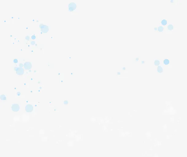 蓝色圆点漂浮免抠