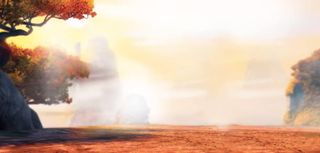 秋季幻想落叶枫叶云雾免抠