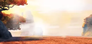 秋季幻想落叶枫叶云雾免抠