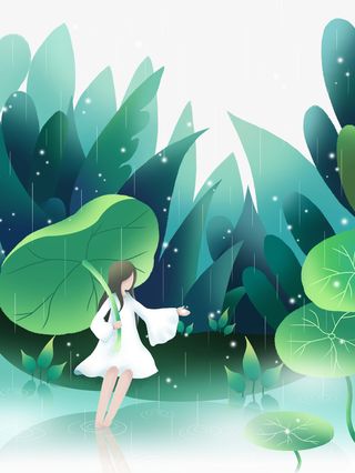 手绘春天背景图免抠手绘/卡通手绘元素