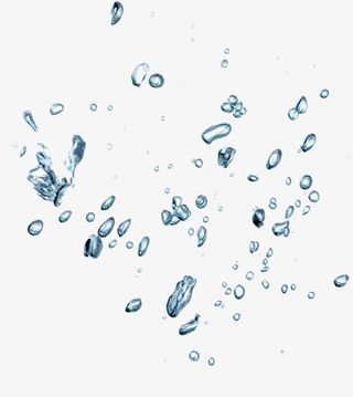 四散分开水花免抠