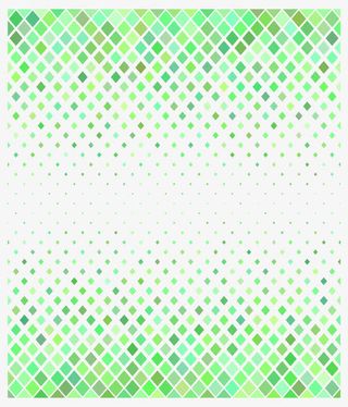 绿色科技感矩形框免抠