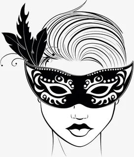 戴面具的女士免抠 戴面具的女士免抠