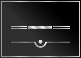 黑色简约标签边框纹理免抠