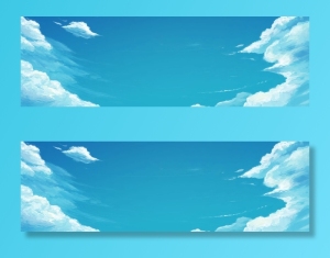 蓝色天空背景高清